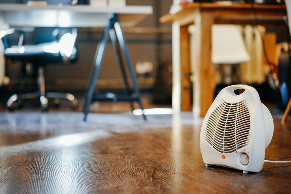 Space Heater in Office Room